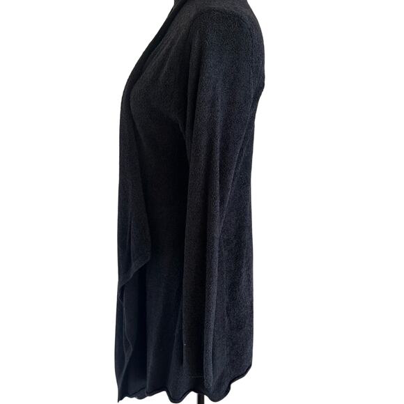 Barefoot Dreams BeCozyChic Lite® Island Wrap - Black - L/XL EUC - Picture 7 of 11